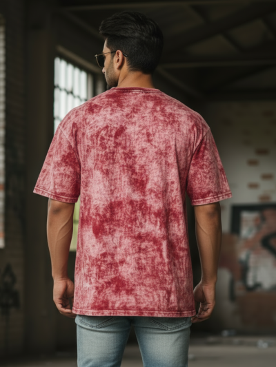 NEXSODE Red Oversized T-shirt