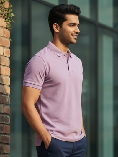 lavender premium Polo T-shirt